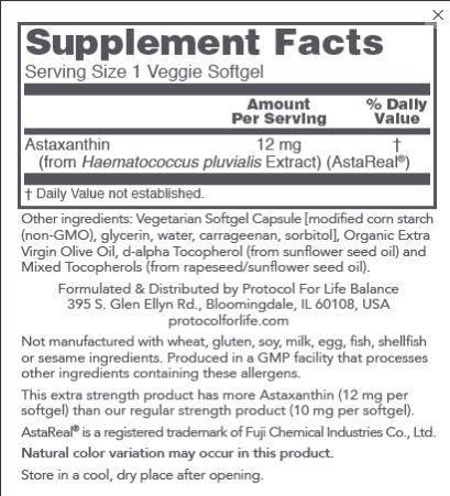 Asatxanthin 12mg 